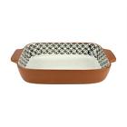 31523361 Kaemingk Basic Luxury Black White Diamond Terracotta Oven 762152699098