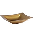 32920 Lillian Tablesettings Count Rectangular Plastic Bowls Gold 763615329200