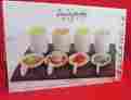 7045722 33485 Circleware Lafayette Collection 13 Piece Set Cups Dishes Spoons Slate Tray 704572334852