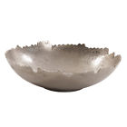 35048 Howard Elliott Silver Broken Edge Bowl Or Wall 848635074078