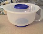3583 3582 And Tupperware Measuring Pitcher Cup Clear With Blue Base Lid