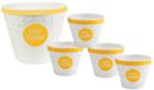 38788yl-5 Hutzler Plastic Popcorn Bucket 0070537880086