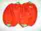 4-compartment Treasure Craft Red Pepper Relish Dish Bowl 089888663804
