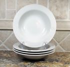 K1991 4 Flair White Mint Set Dessert Bowls Classic Mikasa China Rim Fruit