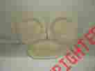 4000 Contintental Ivory Mikasa A Very Nice Trio Of Continental Square Soup Bowls