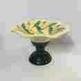 40494 Garden Gold Bowl With Glazed Green Stand Gail Pittman Southern Living At Home 2002 Of