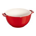 40510-800 Staub Quart Ceramic Small Serving Bowl Cherry