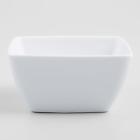 425573 Cost Plus World Market White Square Coupe Bowls Set Of