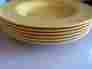43030 Carlisle Set Of 6 Durus Yellow Melamine 20 Oz Pasta Bowls Salad Exc Cond