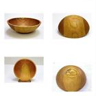 43230203793 Salad Bowls Inch Solid Cherry Wood Serves 634555051158