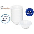 43237152095 Disposable White Small Oz Plastic Bowls Plates For 767223385085