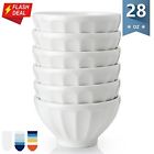 4335472084 Sweese Porcelain Fluted Latte Bowl Set Ounce Stable And Deep