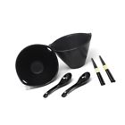 4347804493 Vistosohome Black Ceramic Noodle Soup Bowl Set Of 689354167081