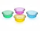 6789765 44095 Studio Silversmith Set Of Colored Glass Bowls 678976440955