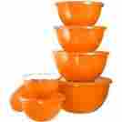 0365881 44500 Reston Lloyd Orange Enamel Bowl Set 12 Piece 036588445001