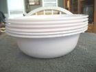 44oz Generic Imported By Greenbrier Lot Of 6 Large White Bowls Cereal Salad Soups Snacks 44 Ounce 639277212672
