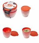 45005 Joseph Cool Touch Microwave Bowl Set Of Orange 735343441097
