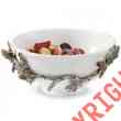 4601034 Mh5 Holiday Bowl Serving Kitchen Fall Pie Acorn Cone Pine Mud
