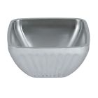 47683 Vollrath Fluted Wall Double Qt Square 5.2 Serving Bowl