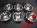 48005 Vollrath 5 Oz Stainless Steel Bowls Dishes Ice Cream Sherbet Set Of 6
