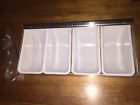 48025 New Star Foodservice Stainless Steel Condiment Fruit Barware Dispenser Compartments