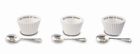 4851105 Mud Pie Circa Dining Ice Cream Sundae Bowl Spoon Set