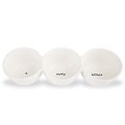 4853001 Mud Pie Nutty Affair Ceramic Nut Server Trio 718540438077