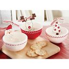 4855037 Mud Pie Deck The Halls Christmas Tree Santa Reindeer Dip