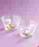 490157 The Big Discount 2 Pc 18 Oz Glass Disney Tinkerbell Cereal Or Soup Bowl Set