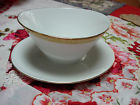 Attached-5 5 4 P34 Rim- " Bowl-dish Oval Porcelain 3 1 2 Deep-gold