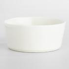 500091 Cost Plus World Market Ivory Organic Bowls Set Of White