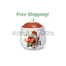 5141028 Katie Alice Scarlet Posey Sugar Bowl With Lid