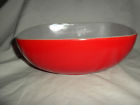 525b Pyrex Vtg Beautiful Red Square Qt Ovenware Dish No Lid