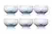 531738 Over And Back Lions Head Porcelain Bowls Set Of 6 013302531738