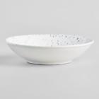 558484 Cost Plus World Market White And Blue Splatter Bowls Set