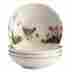 6318997 58749 Paula Deen Southern Rooster Stoneware 4 Piece Fruit Bowl Set Nib 631899587497