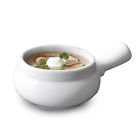 59170 Sur La Table Seven White Porcelain French Onion Soup Bowls
