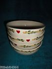 39146 6 Bird Lot Salad " House 3 4 2 Thomson Hearts Pottery Bowls Cereal