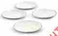 5270015 6-inch Julia Knight Peony Petite Plates Snow Set Of 4 879787002626
