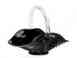 600bktbr Handle Drape Basket Black Raspberry Mosser Glass Usa
