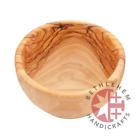 608473982931 Undisclosed Round Olive Wood Serving Bowl Small