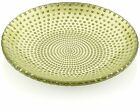 6212-1 Ivv Glassware Sweet Plate Green Decoration