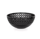 626404179724 Torre Tagus Arabesque Cutout Ceramic Bowl Black
