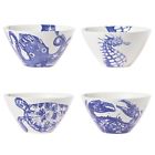 663698399797 Vietri Costiera Blue Assorted Handcrafted Earthenware Cereal Bowl