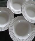 671945385790 Fisher Home Products Set Of Platinum Dotted Stripes