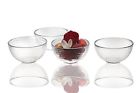 678976444977 Silversmith Studio Set Of Clear Bowls