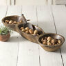 680592 Ctw Home Collection Three Bowl Party Dish Resin Great Cor