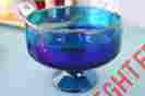 682138 Footed Crate Barrel Lovely Blue Dessert Salad Bowls Two Nwt Serve With Class