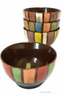 682353019627 American Chateau Set Assorted Colorful Stripe Stoneware Hand
