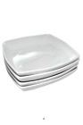 682353042199 American Chateau Set Large White Porcelain Square Flat